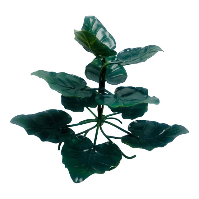 Vintage Tole Leaf Stand For Sale