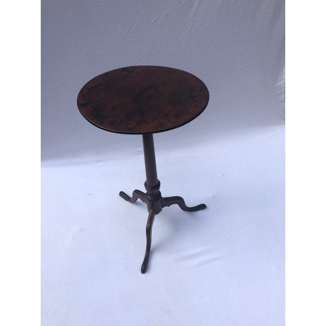 Brown Antique Early 18th Century English Queen Anne Side Table For Sale - Image 8 of 11