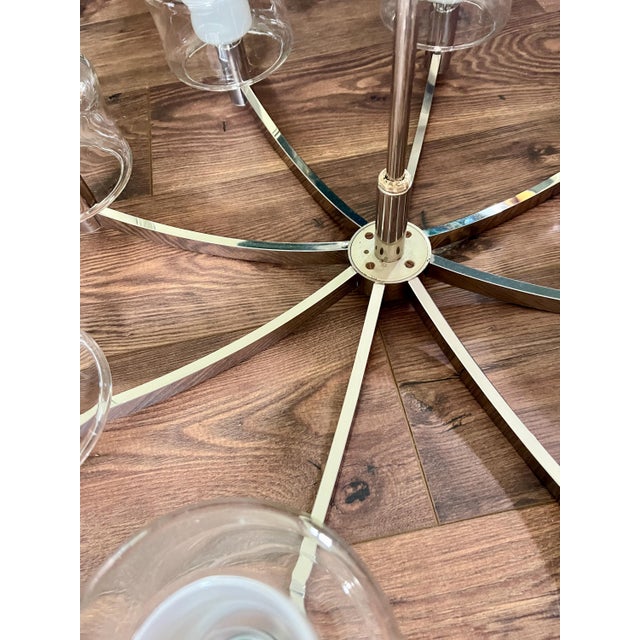 Sputnik Chandelier attributed to Kaiser Idell, 1970s For Sale - Image 3 of 11