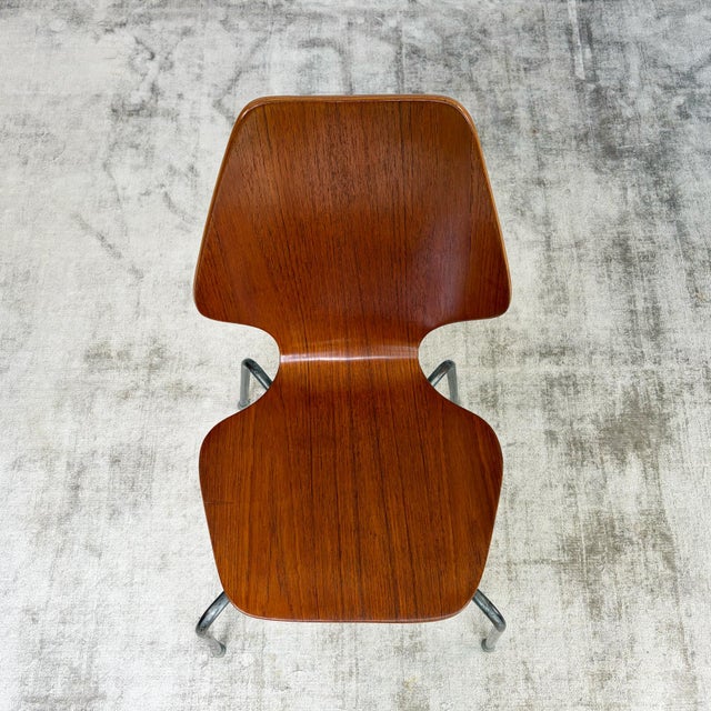 Danish Chairs by Herbert Hirche for Jofa Stalmobler, 1950s, Set of 2 For Sale - Image 6 of 11