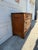 Victorian Antique Victorian Eastlake Oak Three-Drawer Chest With Incised Detail and Brass Hardware For Sale - Image 3 of 12