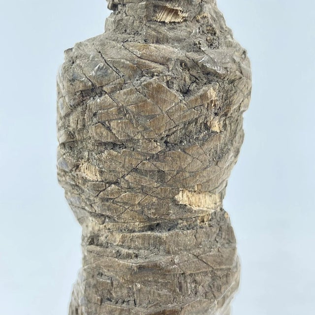 Early 20th Century Bakongo Wooden Figure on Custom Stand For Sale In Denver - Image 6 of 7