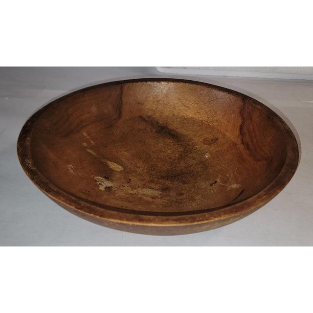 Wood Collection of Four 19thc Hand Carved Wooden Bowls For Sale - Image 7 of 11