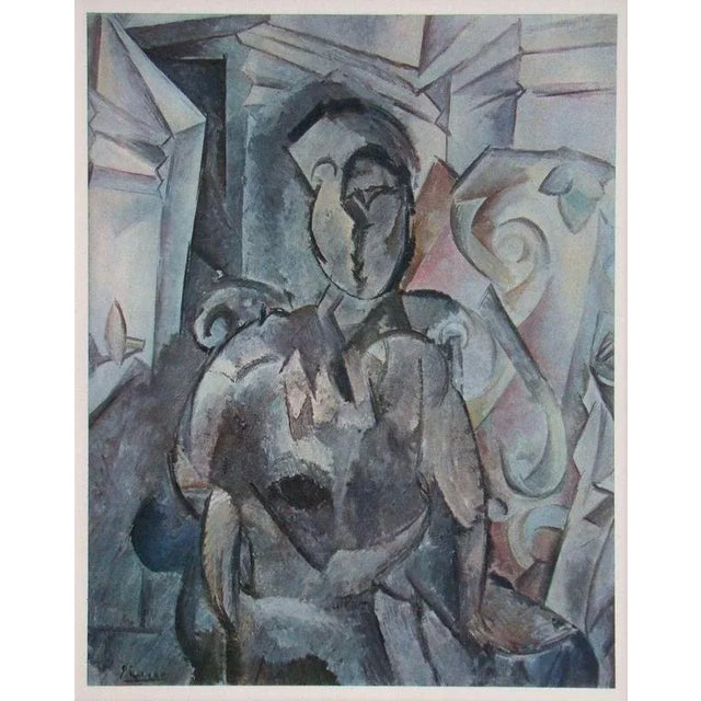 Pablo Picasso (after) ( 1881 - 1973 ) Figure, 1946 Héliogravure in colors on art printing paper. Signed in the printing...