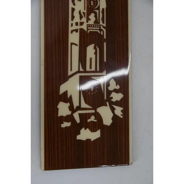 Veneer Image of Church Tower, 1960s For Sale - Image 11 of 13