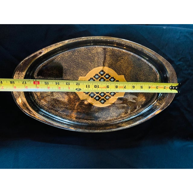Vintage Culver Ltd. "Valenica" Pattern Pyrex Server/Platter For Sale - Image 9 of 13