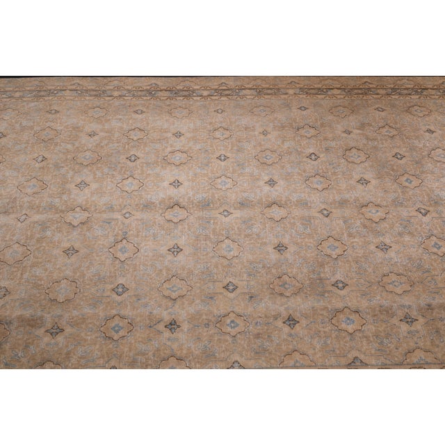 Early 20th Century Antique Persian Tabriz Rug 7’0" X 10’10” For Sale - Image 5 of 8