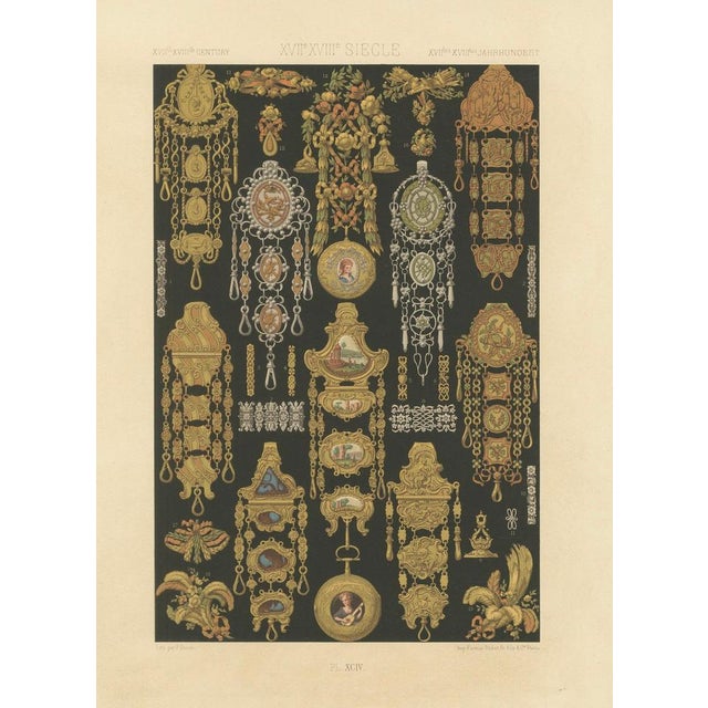 Paper Durin after Albert Racinet, XCIV of L’Ornement Polychrome, 1869, Paper For Sale - Image 7 of 10