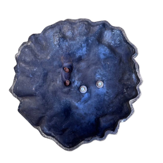 Late 20th Century Late 20th Century Anglo Indian Bronze Serving Bowl on a Palm Tree Stand With Camel For Sale - Image 5 of 7