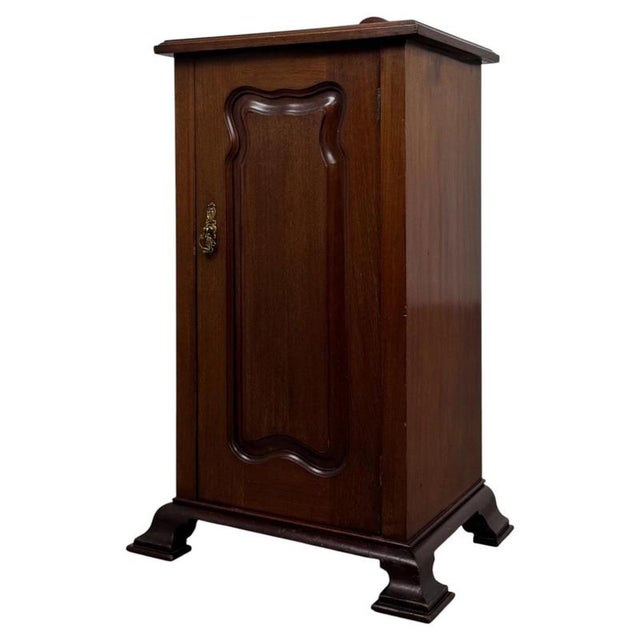 Brown Early 20th Antique Century English Mahogany Cupboard For Sale - Image 8 of 11