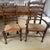 18th-19th Century Ladderback dining chairs. Oak or Elm wood. These chairs are very comfortable and stylish. There are 8...