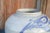Ceramic 1930s Blue and White Asian Glazed Pot For Sale - Image 7 of 8