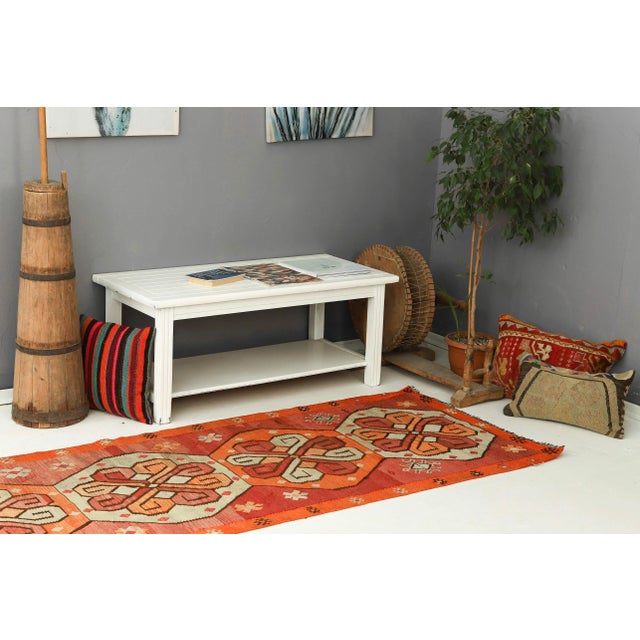Mid 20th Century Vintage Turkish Kilim Runner For Sale In Los Angeles - Image 6 of 7