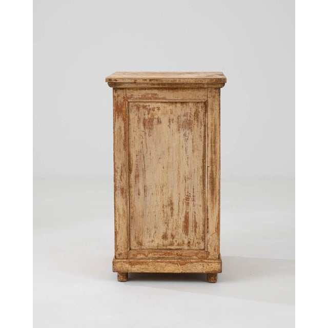19th Century French Wood Patinated Bedside Table For Sale - Image 10 of 18