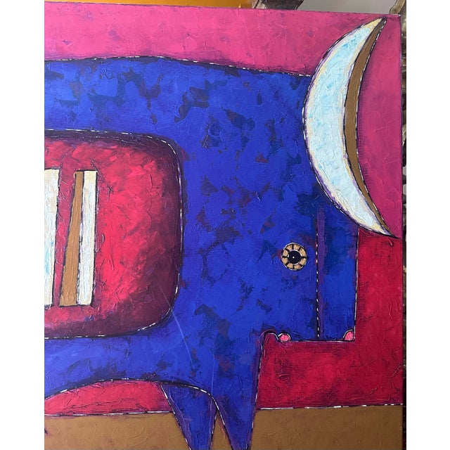 Large Contemporary Painting by Efron Medina, “Bullfighting”. For Sale - Image 4 of 12