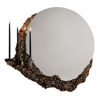 People VIII Mirror in Polished Stainless Steel by William Guillon For Sale