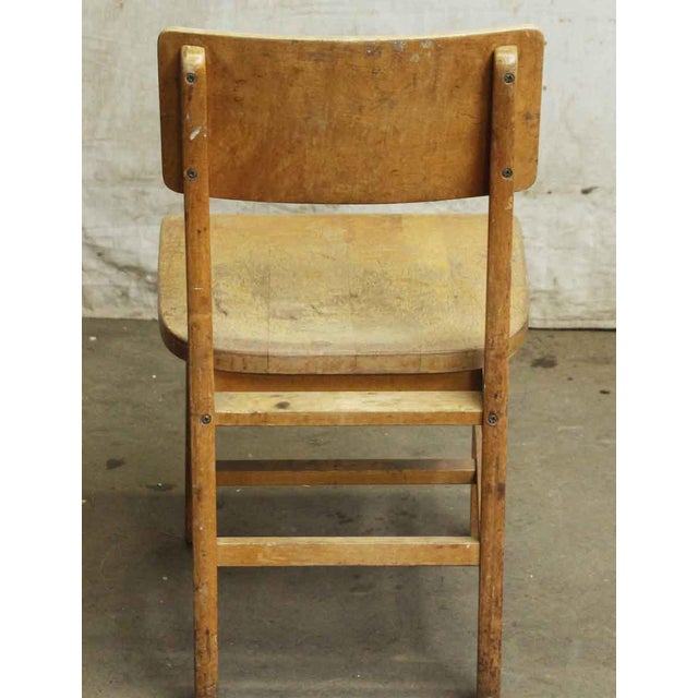 Vintage Wooden School Chair Chairish