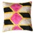 Rose Contemporary Multi Color Hand Made Turkish Pillow 16 X 16 For Sale - Image 8 of 8