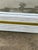 1980’s White Lacquered Faux Bamboo & Brass Hexagonal Wall Mirror -Newly Painted For Sale - Image 10 of 11