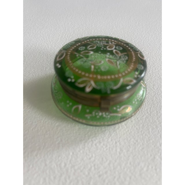 1920s Green Antique Trinket Boxes - 7 Pieces For Sale - Image 15 of 18