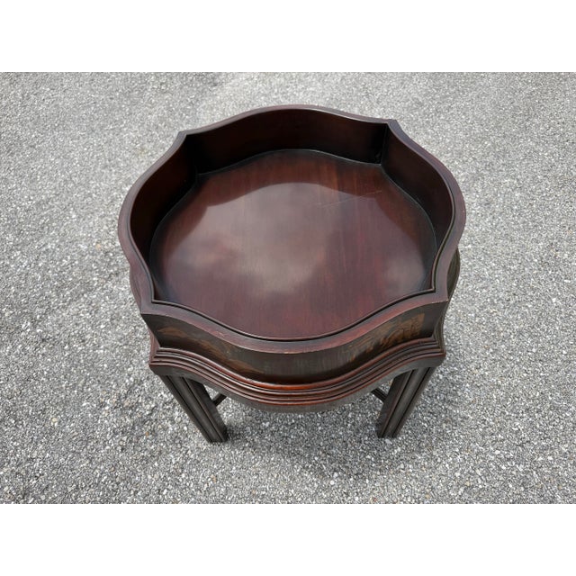 Early 21st Century Theodore Alexander Indochine the Floral Painted Box Accent Table For Sale - Image 5 of 13