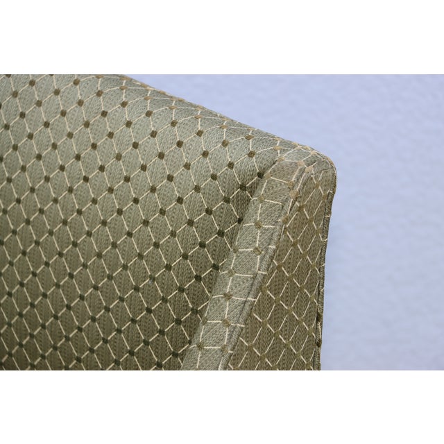 1940's Tommi Parzinger Mahogany Slipper Chair For Sale - Image 18 of 18