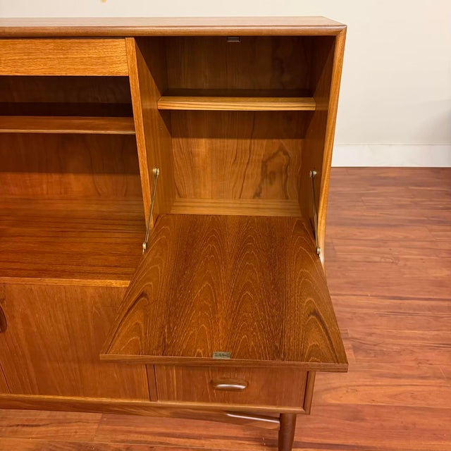 G-Plan Brasilia Compact Teak Tall Sideboard For Sale - Image 10 of 14