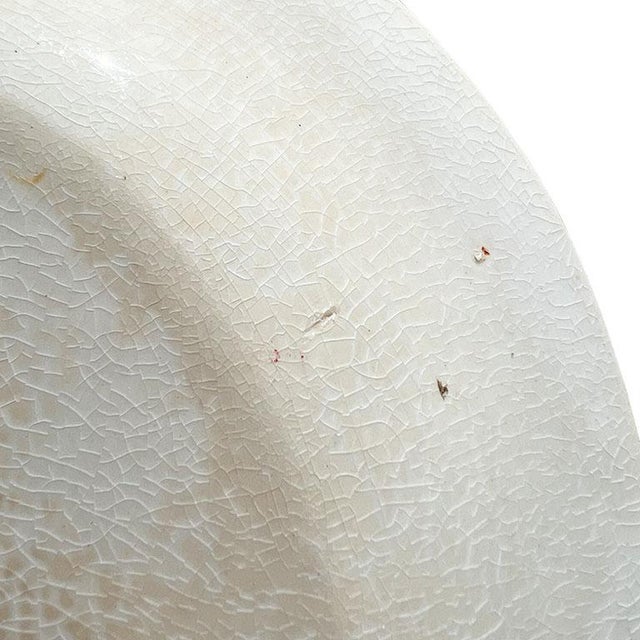 Oval Ceramic Bluebird Chinaware Serving Platter in Cream With Gold Trim - 1920s For Sale In Oklahoma City - Image 6 of 6