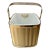 Vintage Culver Gold Striped Ice Bucket For Sale
