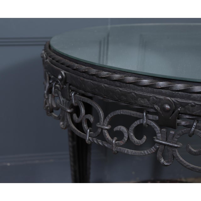 Art Deco French Wrought Iron Coffee Table, 1930s For Sale - Image 13 of 18