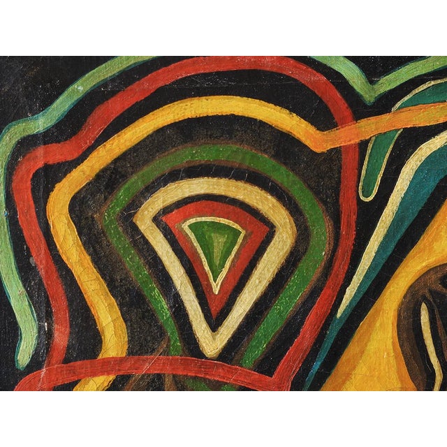 Fernand Rivière, Abstract Painting, 1975, Oil on Canvas For Sale - Image 3 of 11
