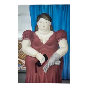 Fernando Botero 36 Woman in Front of the Window