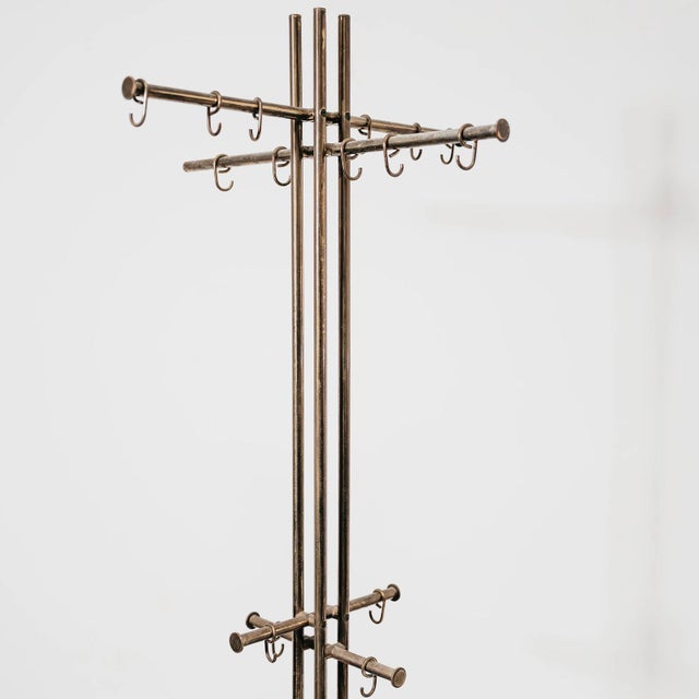 Hollywood Regency Floor Coat Rack by Renato Zevi for Metalarte, 1970s For Sale - Image 6 of 10