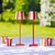 Contemporary Zafferano Ceramic Red Striped Shade for Poldina Micro Lido Lamp For Sale - Image 3 of 7