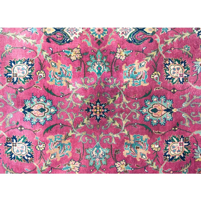 Late 20th Century Pakistani Tabriz Rug For Sale - Image 12 of 15