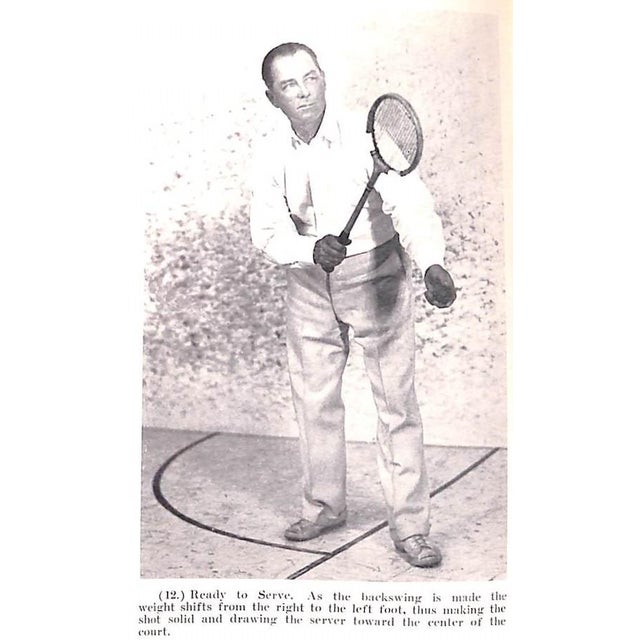 "The Art of Squash Racquets" 1935 Cowles, Harry Lee For Sale - Image 4 of 12
