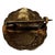Victorian Gold Filled on Silver Intial "S" Laurel Wreath Border Pin Brooch For Sale - Image 4 of 4