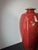 Vintage Red Glazed Vase by David Frith, 1980s For Sale - Image 9 of 11