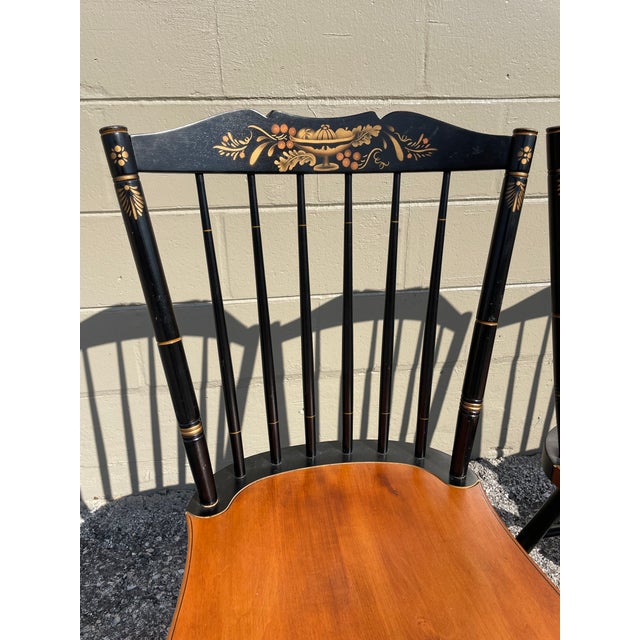 Vintage Hitchcock Windsor Dining Chairs Set of 6 Chairish