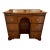 Small Antique Knee Hole Desk With Slide & Secret Cubbies For Sale