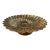 Vintage Solid Brass Pedestal Bowl For Sale