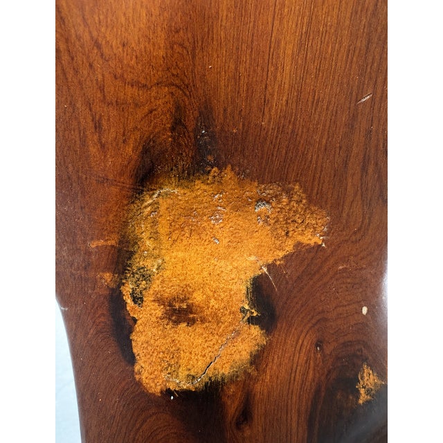Wood After Alexandre Noll, Abstract Wood Wall Diptych, 1970s, Walnut, Set of 2 For Sale - Image 7 of 8