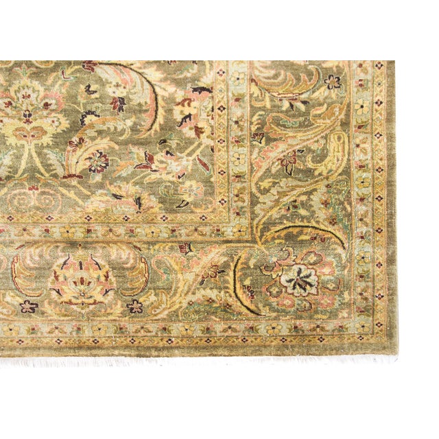 Indian Late 20th Century Indian Oushak Rug For Sale - Image 3 of 15