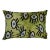 Contemporary Luxury Green Handmade Silk Evil Eye Throw Pillow With Down Insert For Sale