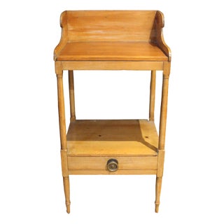 Circa 1810-20 English Regency Period Pine Washstand Table For Sale