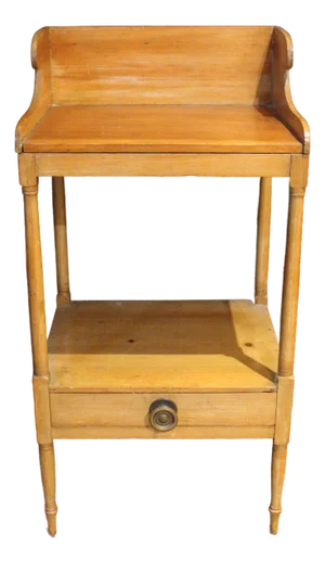 Circa 1810-20 English Regency Period Pine Washstand Table