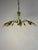 Brass 10-Arm Chandelier, 1950s For Sale - Image 5 of 11