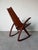 Mid-Century Modern 1973 Leon Meyer California Studio Modern Sculptural Teak Rocking Chair For Sale - Image 3 of 12
