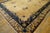 Textile 1920s Beige Open Field Antique Large Chinese Peking Dragon Floral Knotted Rug For Sale - Image 7 of 9