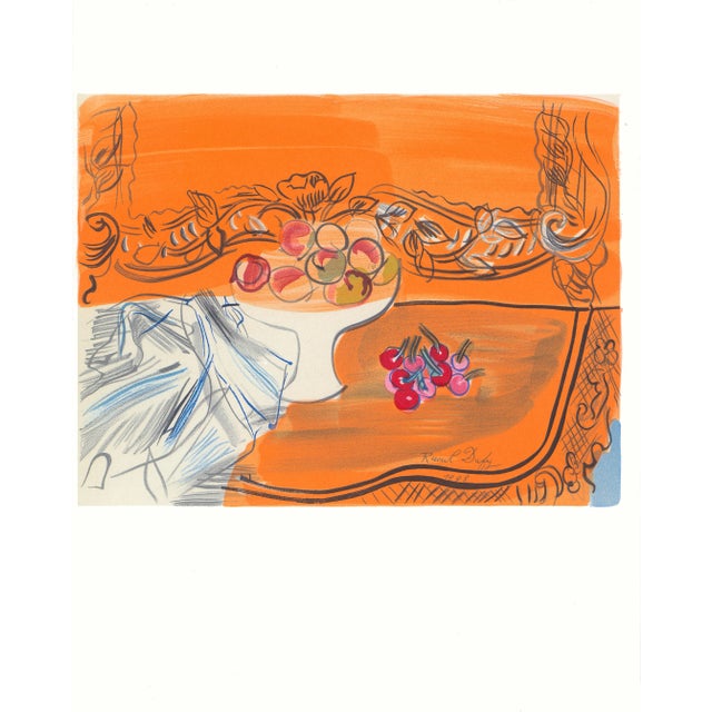 1965 Lithograph After Raoul Dufy's "Nature Morte" (Still Life) For Sale